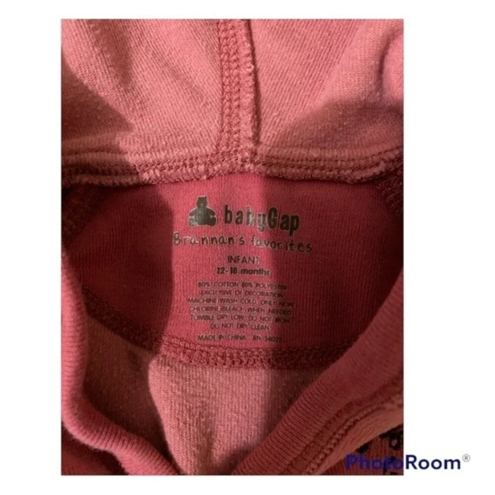 Baby Gap Brannan's Favorites Infant Hooded Long Sleeve Dress Size 12-18M